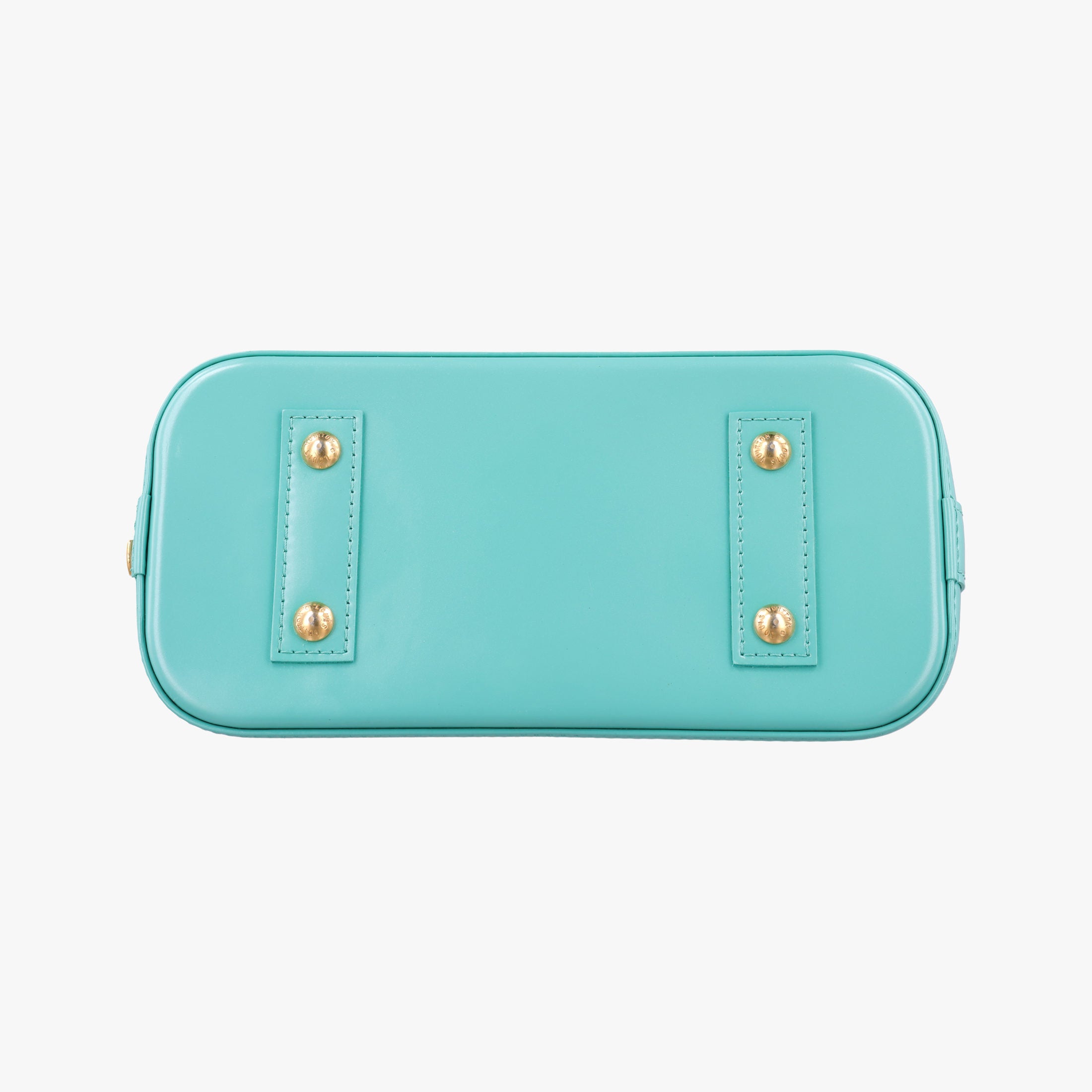 Vintage Louis Vuitton Alma BB Blue Lagon Vernis M91696 shoulderbag | stylenewstar