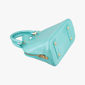 Vintage Louis Vuitton Alma BB Blue Lagon Vernis M91696 shoulderbag | stylenewstar