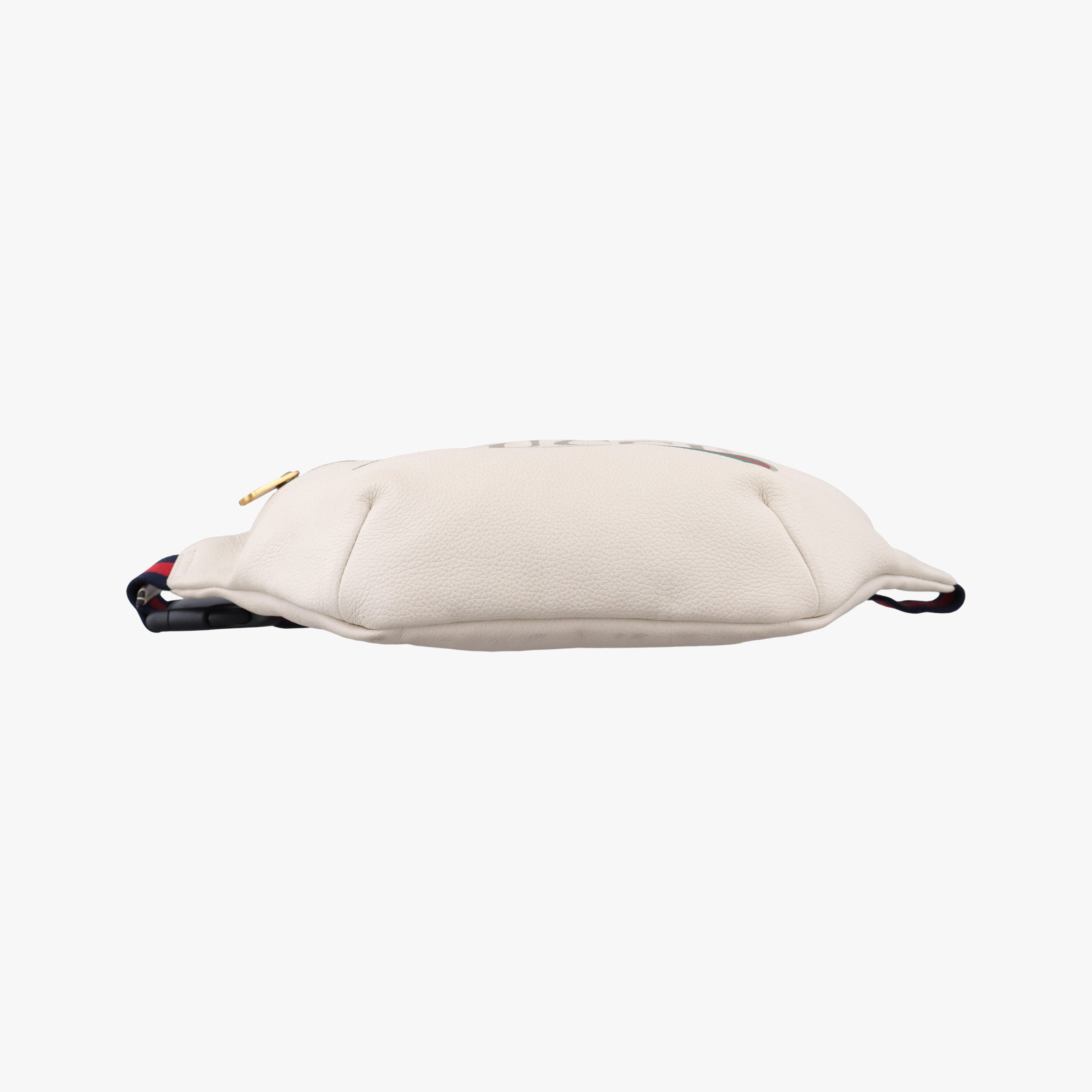 Secondhand Gucci Print White Leather 530412 bum bag/waist bag | stylenewstar