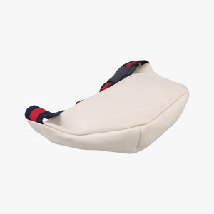 Secondhand Gucci Print White Leather 530412 bum bag/waist bag | stylenewstar