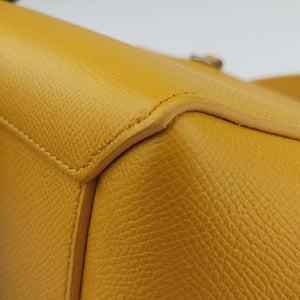 Vintage Celine Belt NANO Yellow Leather  shoulderbag | stylenewstar