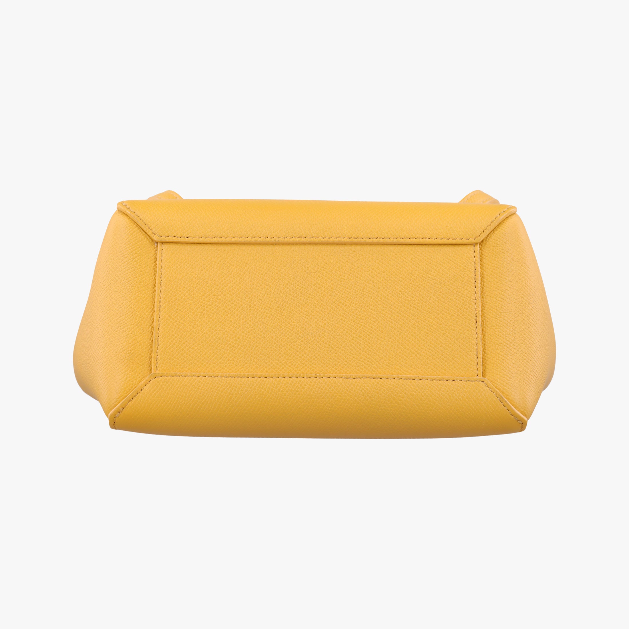 Vintage Celine Belt NANO Yellow Leather  shoulderbag | stylenewstar