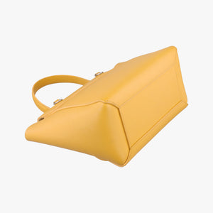 Vintage Celine Belt NANO Yellow Leather  shoulderbag | stylenewstar