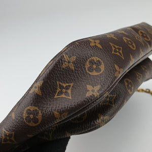 Pre-owned Louis Vuitton Multi Pochette Accessoir brown×khaki Monogram Canvas M44813 shoulderbag | stylenewstar
