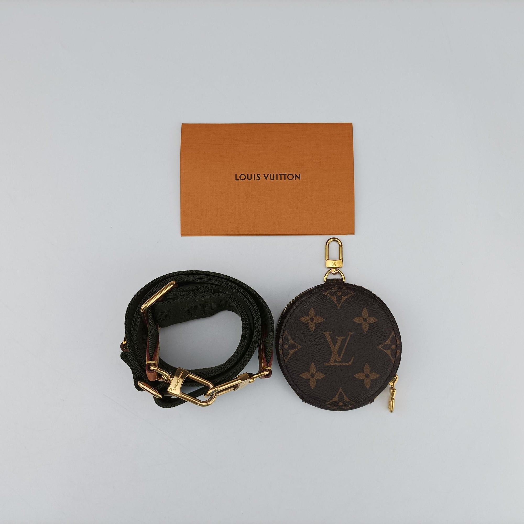 Pre-owned Louis Vuitton Multi Pochette Accessoir brown×khaki Monogram Canvas M44813 shoulderbag | stylenewstar