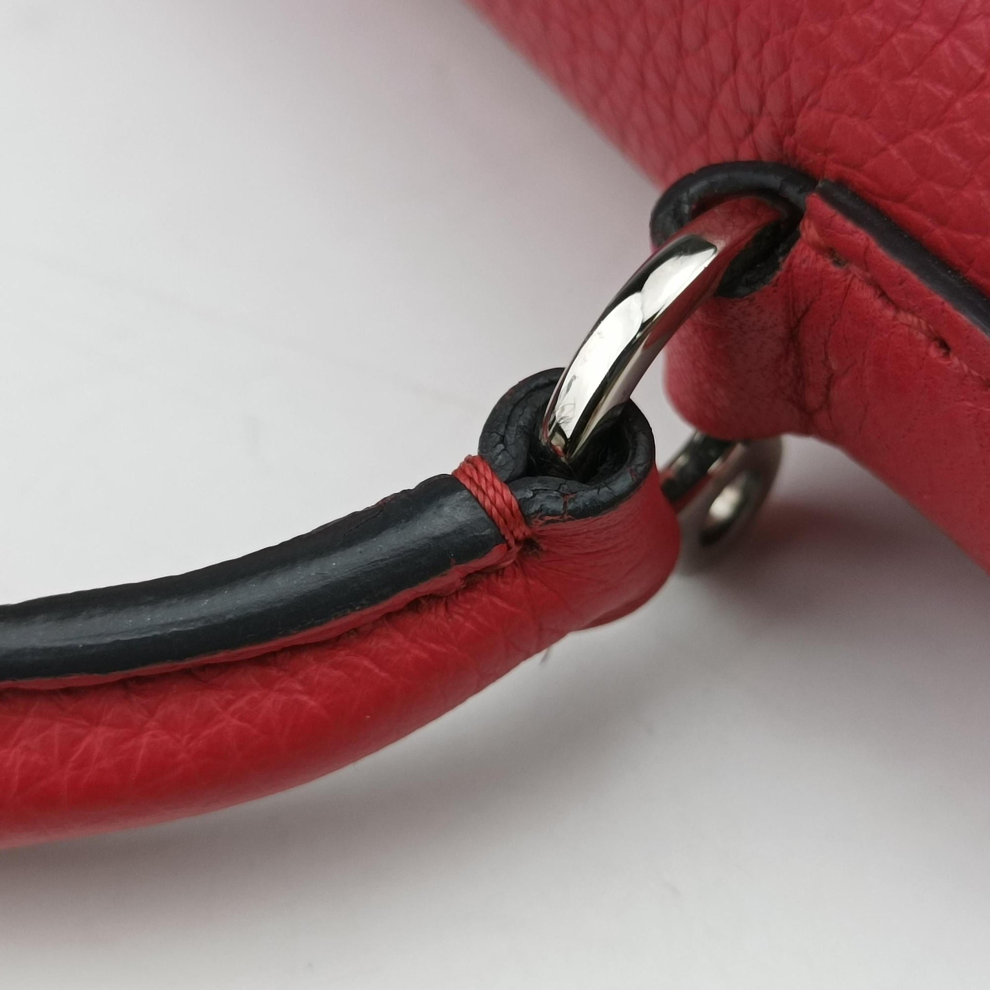 Pre-owned Moynat Legenne PM Red leather  shoulderbag | stylenewstar