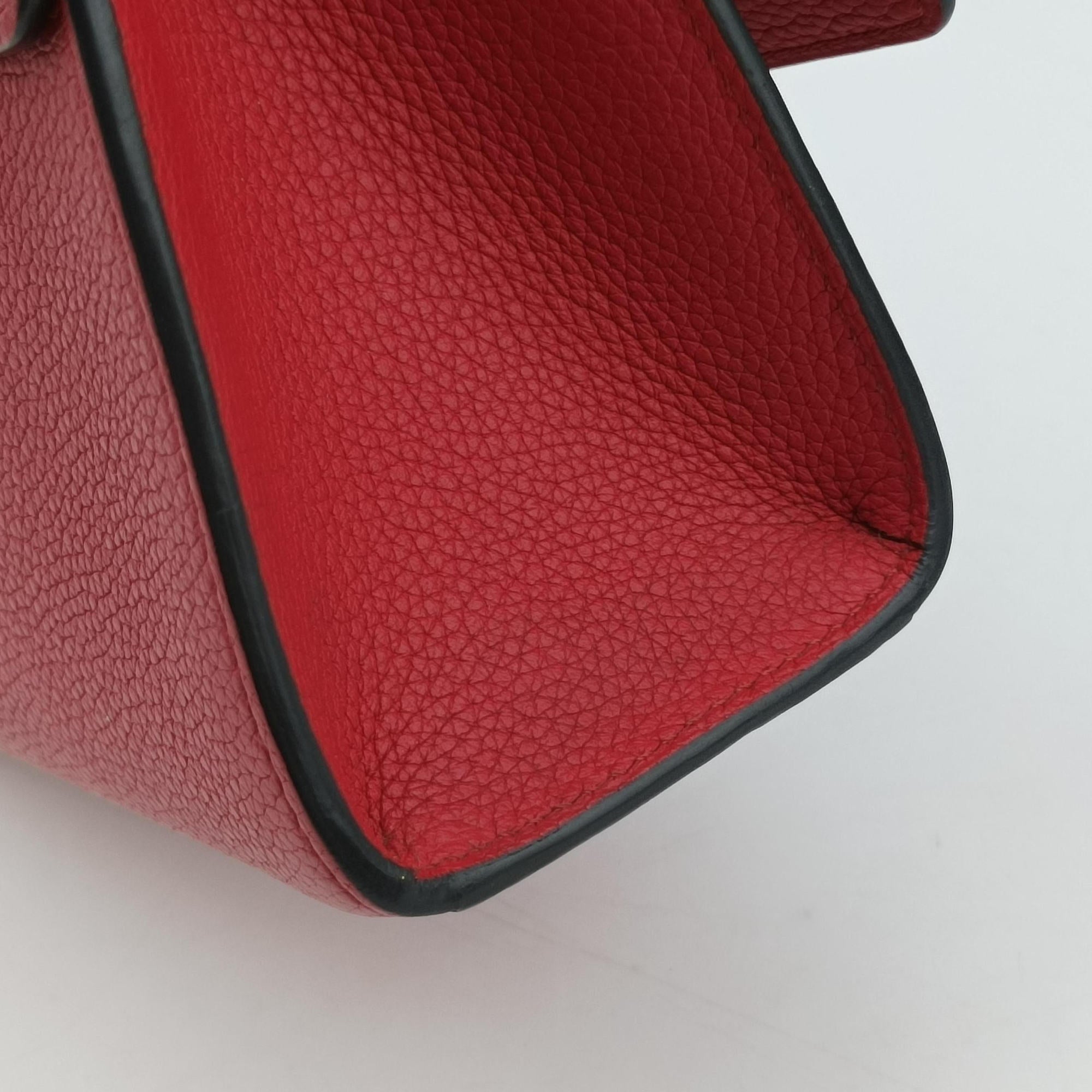 Pre-owned Moynat Legenne PM Red leather  shoulderbag | stylenewstar
