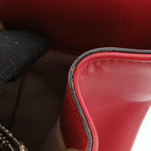 Secondhand Gucci GG Marmont Red Leather 443505 shoulderbag | stylenewstar