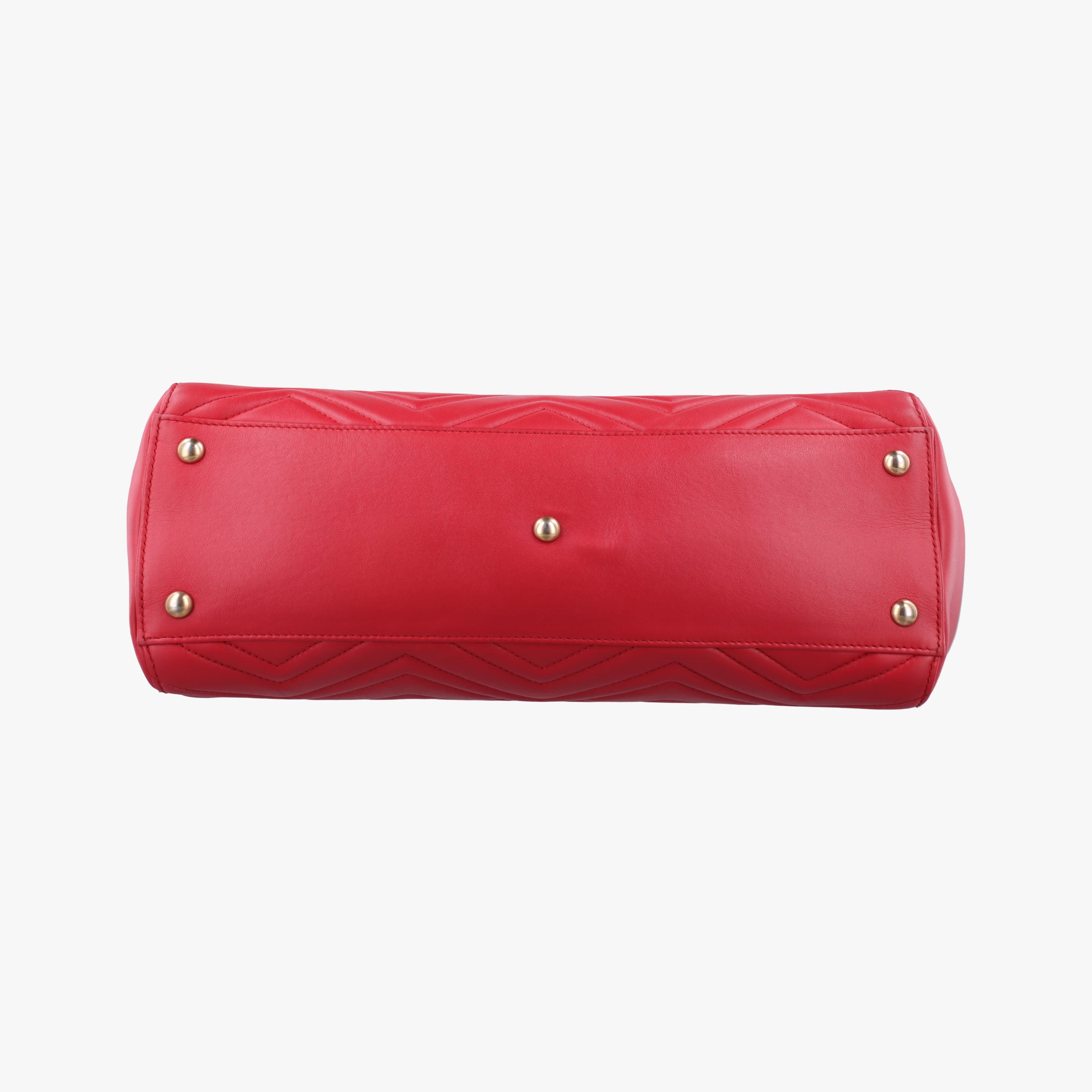 Secondhand Gucci GG Marmont Red Leather 443505 shoulderbag | stylenewstar