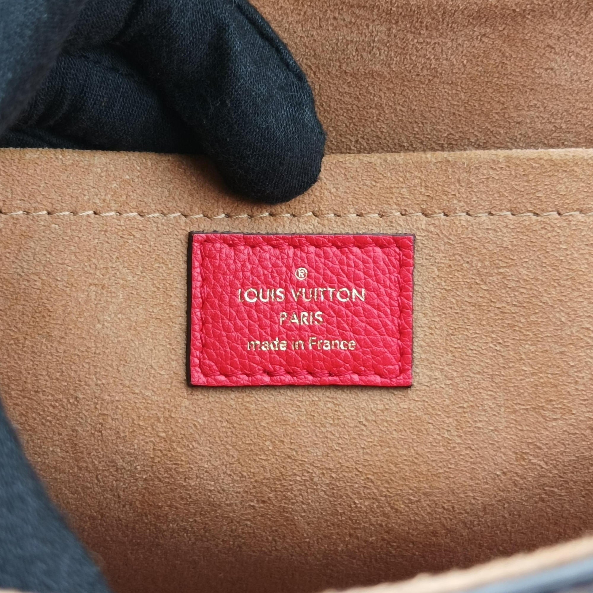 Pre-owned Louis Vuitton MARIGNAN Brown×COQUELICOT Monogram Canvas×calf leather M44286 shoulderbag | stylenewstar