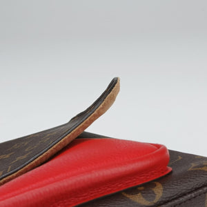 Pre-owned Louis Vuitton MARIGNAN Brown×COQUELICOT Monogram Canvas×calf leather M44286 shoulderbag | stylenewstar
