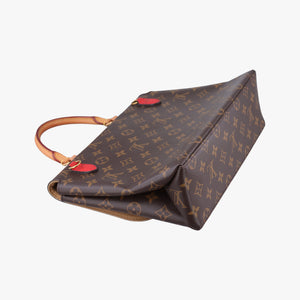 Pre-owned Louis Vuitton MARIGNAN Brown×COQUELICOT Monogram Canvas×calf leather M44544 shoulderbag | stylenewstar