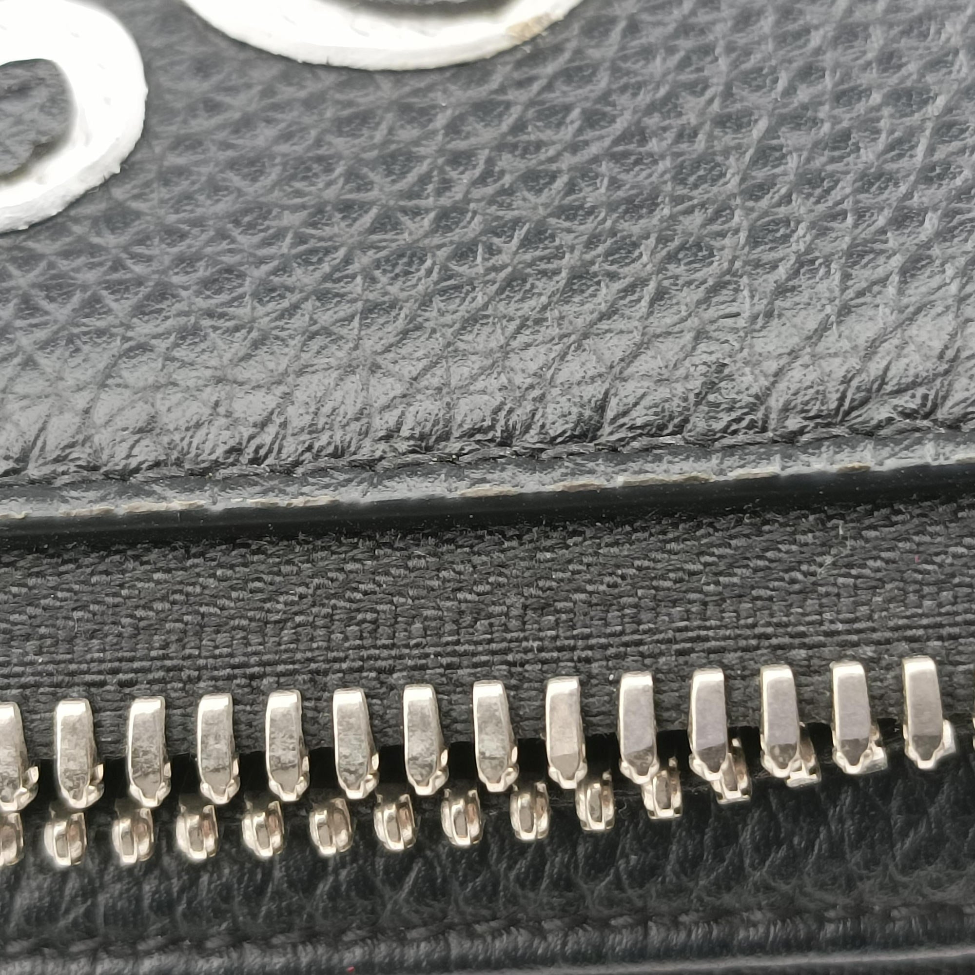 Pre-owned Christian Dior Shawn Stussy collaboration Black Leather  shoulderbag | stylenewstar