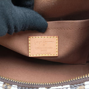 Secondhand Louis Vuitton Papillon GM White × Brown Monogram Pumpkin Dots M40687 shoulderbag | stylenewstar