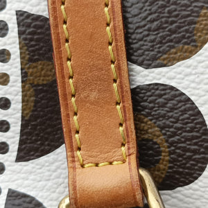 Secondhand Louis Vuitton Papillon GM White × Brown Monogram Pumpkin Dots M40687 shoulderbag | stylenewstar