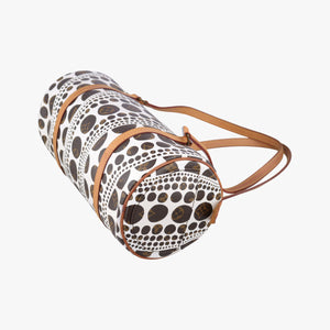Secondhand Louis Vuitton Papillon GM White × Brown Monogram Pumpkin Dots M40687 shoulderbag | stylenewstar