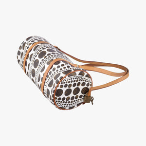Secondhand Louis Vuitton Papillon GM White × Brown Monogram Pumpkin Dots M40687 shoulderbag | stylenewstar