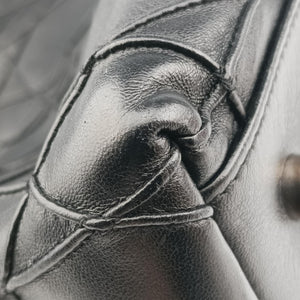 Vintage Christian Dior granville Black lambskin  handbag | stylenewstar