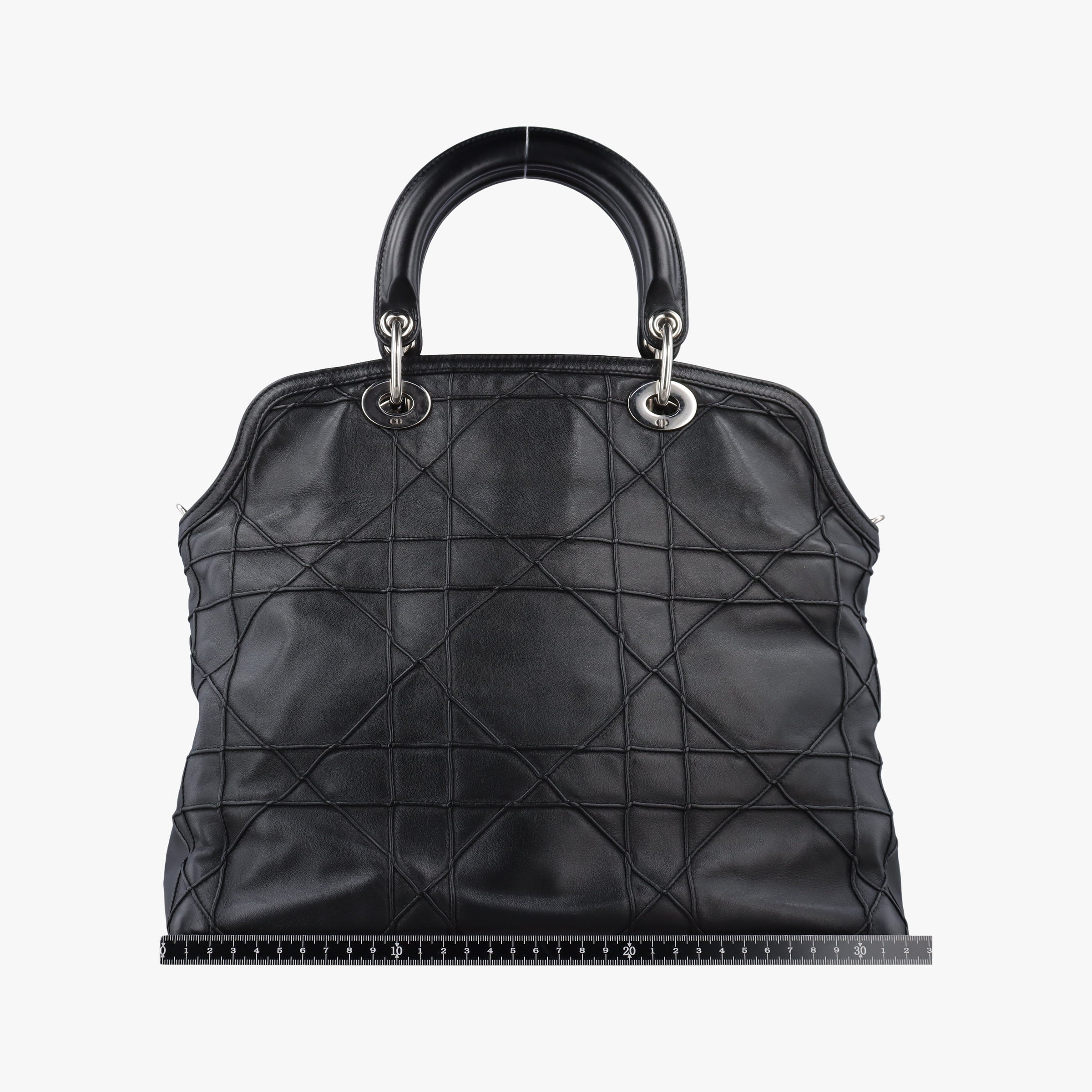 Vintage Christian Dior granville Black lambskin  handbag | stylenewstar