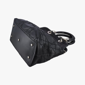 Vintage Christian Dior granville Black lambskin  handbag | stylenewstar