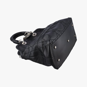 Vintage Christian Dior granville Black lambskin  handbag | stylenewstar