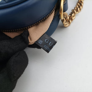 Vintage Gucci GG Marmont Navy×Multicolour Leather 447632 shoulderbag | stylenewstar