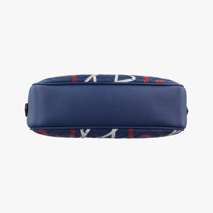 Vintage Gucci GG Marmont Navy×Multicolour Leather 447632 shoulderbag | stylenewstar