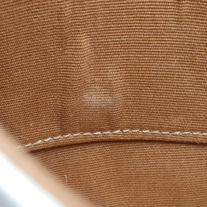 Pre-owned Celine Triomphe Mini Besace White×brown PVC coated canvas  shoulderbag | stylenewstar