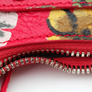 Pre-owned Balenciaga Le Cagole Red × Multicolor lambskin  shoulderbag | stylenewstar