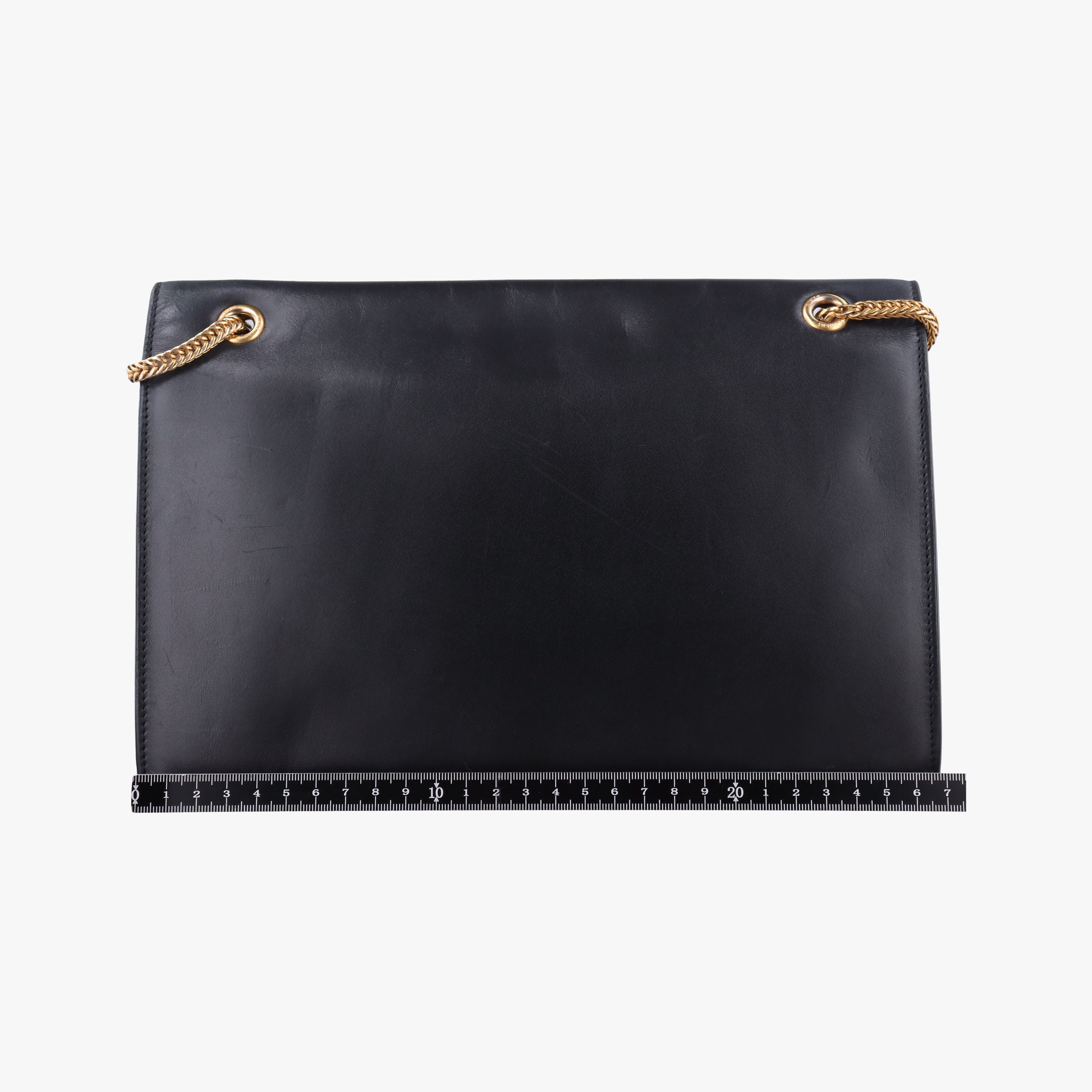 Pre-owned Yves Saint Laurent BETTY Black Leather 314515 shoulderbag | stylenewstar