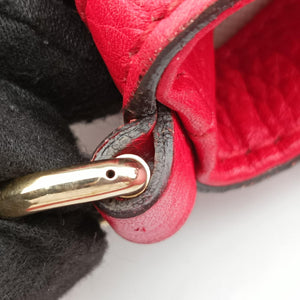 Pre-owned Gucci Bella Red Leather 282301 shoulderbag | stylenewstar