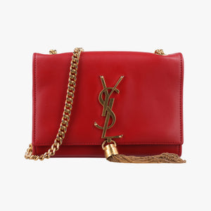 Pre-owned Yves Saint Laurent KATE Red Leather 326076 shoulderbag | stylenewstar