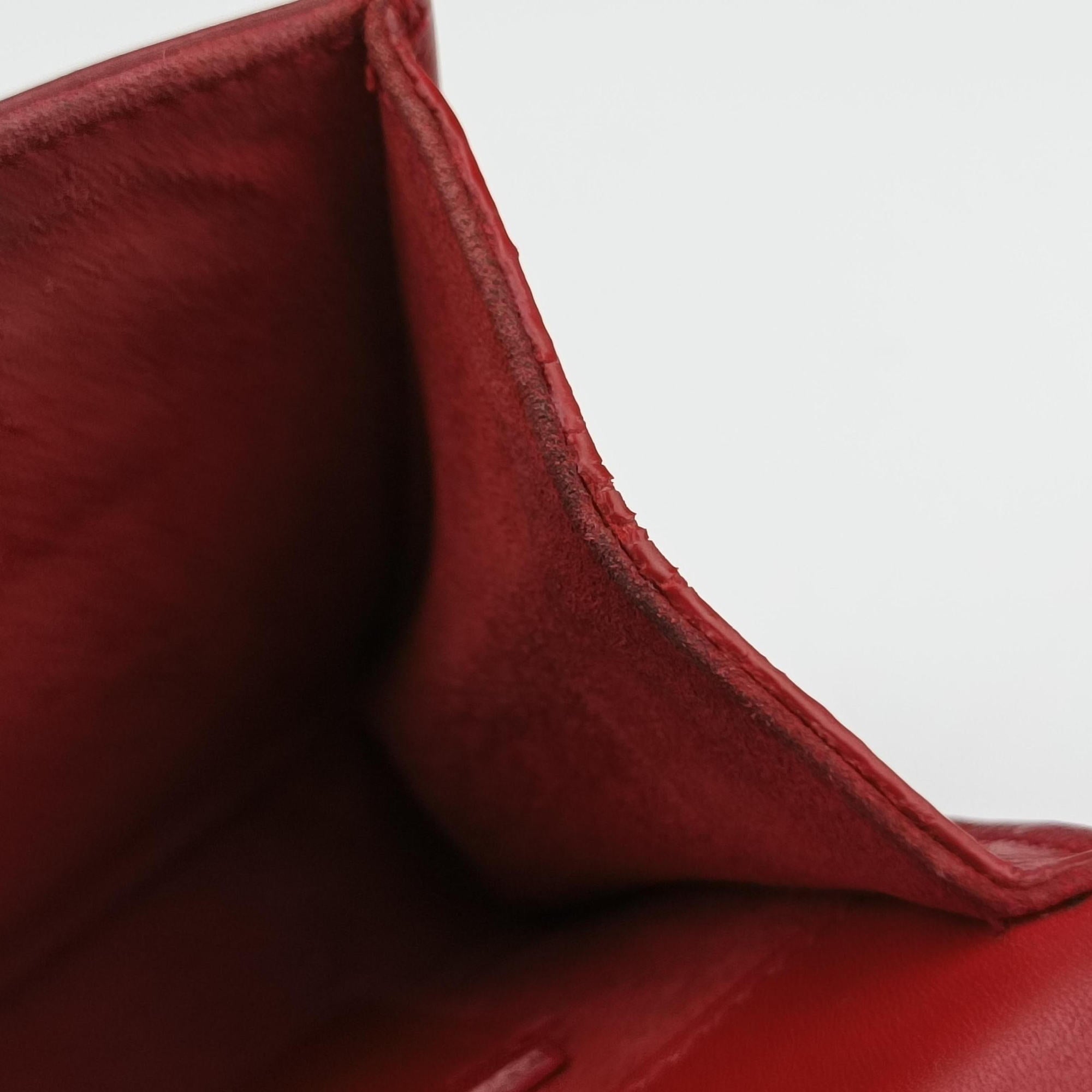 Pre-owned Yves Saint Laurent KATE Red Leather 326076 shoulderbag | stylenewstar