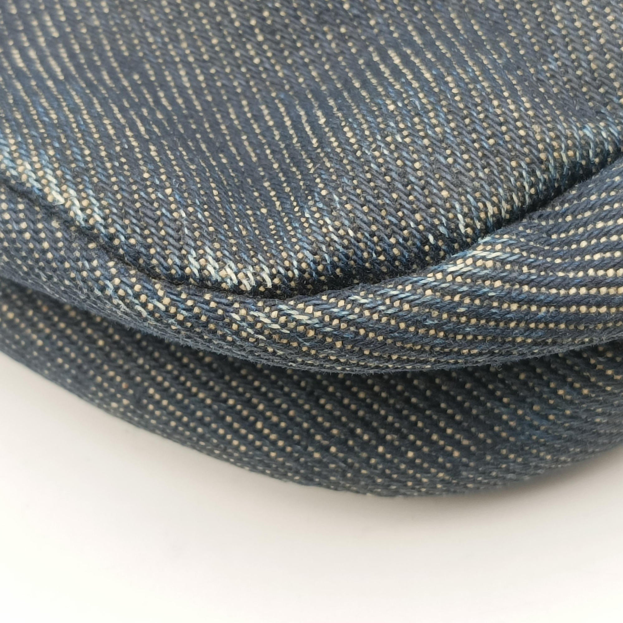 Pre-owned Christian Dior Marispearl Navy denim  shoulderbag | stylenewstar