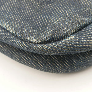 Pre-owned Christian Dior Marispearl Navy denim  shoulderbag | stylenewstar