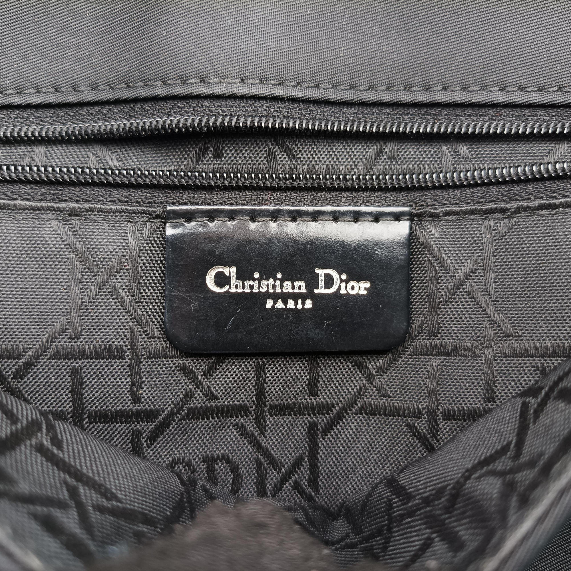 Secondhand Christian Dior Malice pearl Black canvas  shoulderbag | stylenewstar
