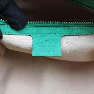 Vintage Gucci Microguccissima Green Leather 309617 shoulderbag | stylenewstar