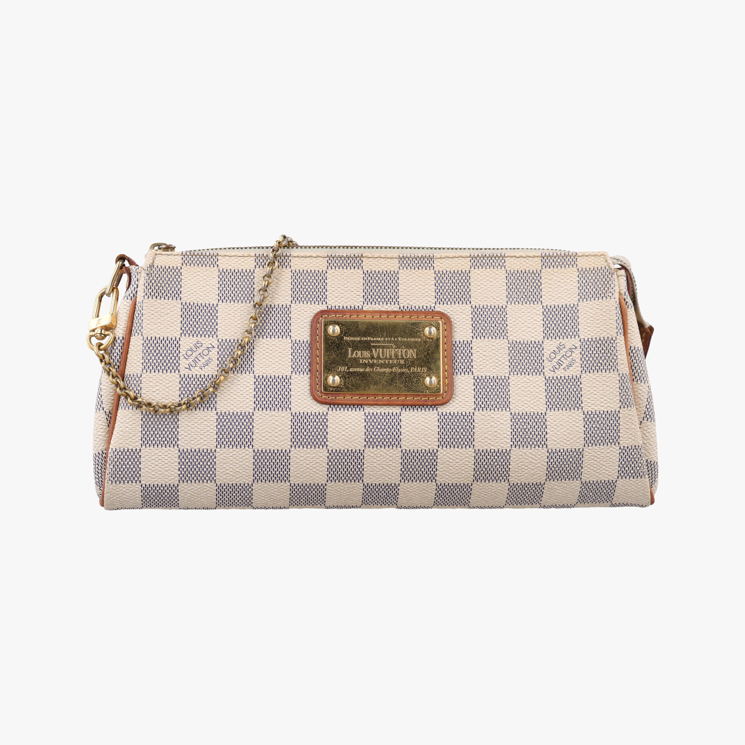 Pre-owned Louis Vuitton EVA AZUR Damier Canvas N55214 shoulderbag | stylenewstar