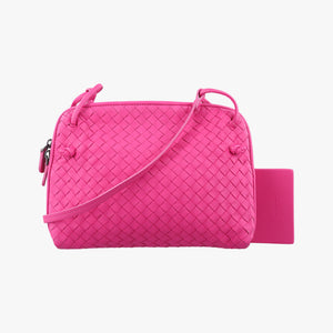Vintage Bottega Veneta NODINI Intrecciato Rose lambskin  shoulderbag | stylenewstar