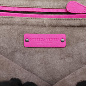 Vintage Bottega Veneta NODINI Intrecciato Rose lambskin  shoulderbag | stylenewstar