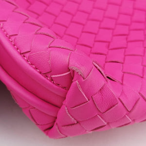 Vintage Bottega Veneta NODINI Intrecciato Rose lambskin  shoulderbag | stylenewstar