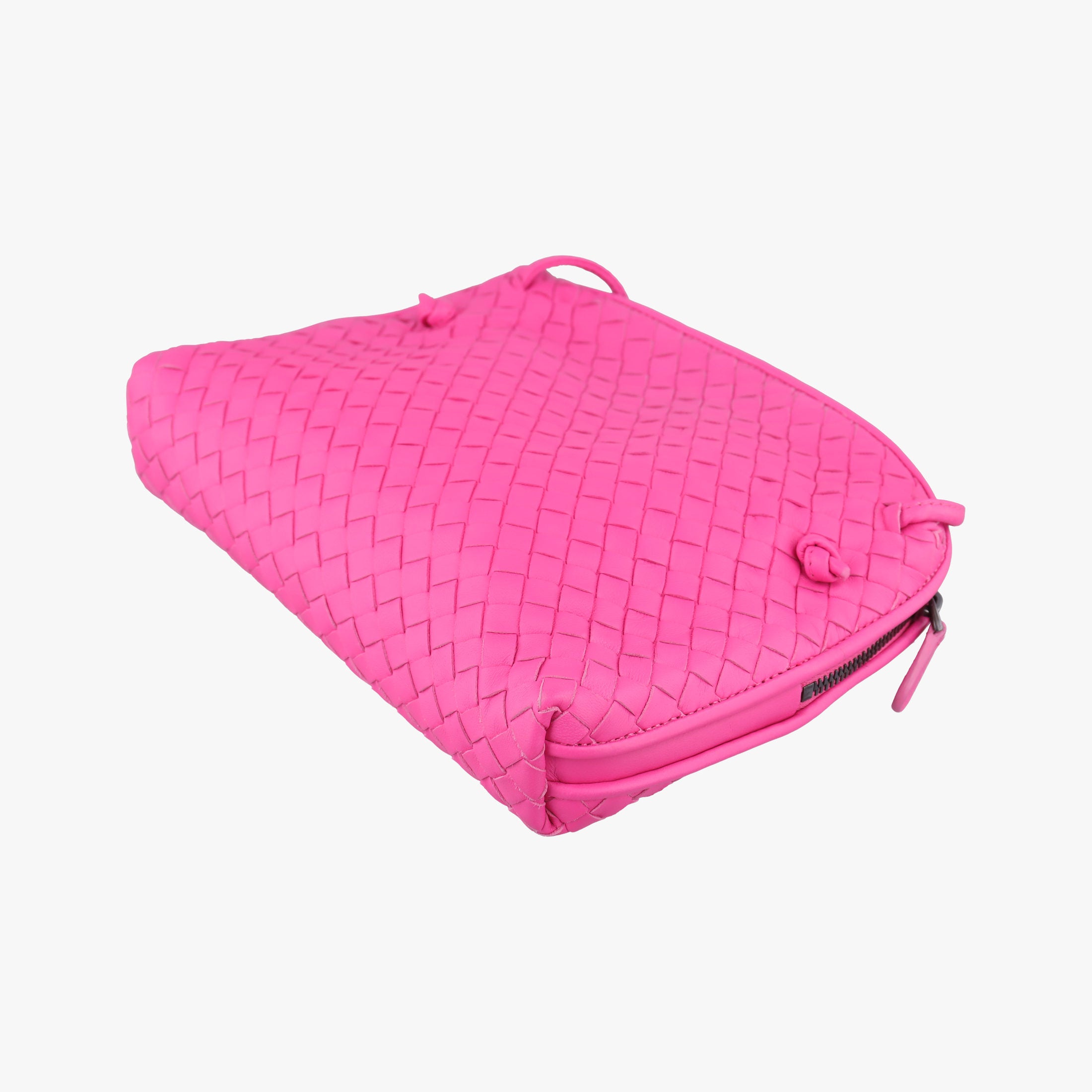 Vintage Bottega Veneta NODINI Intrecciato Rose lambskin  shoulderbag | stylenewstar