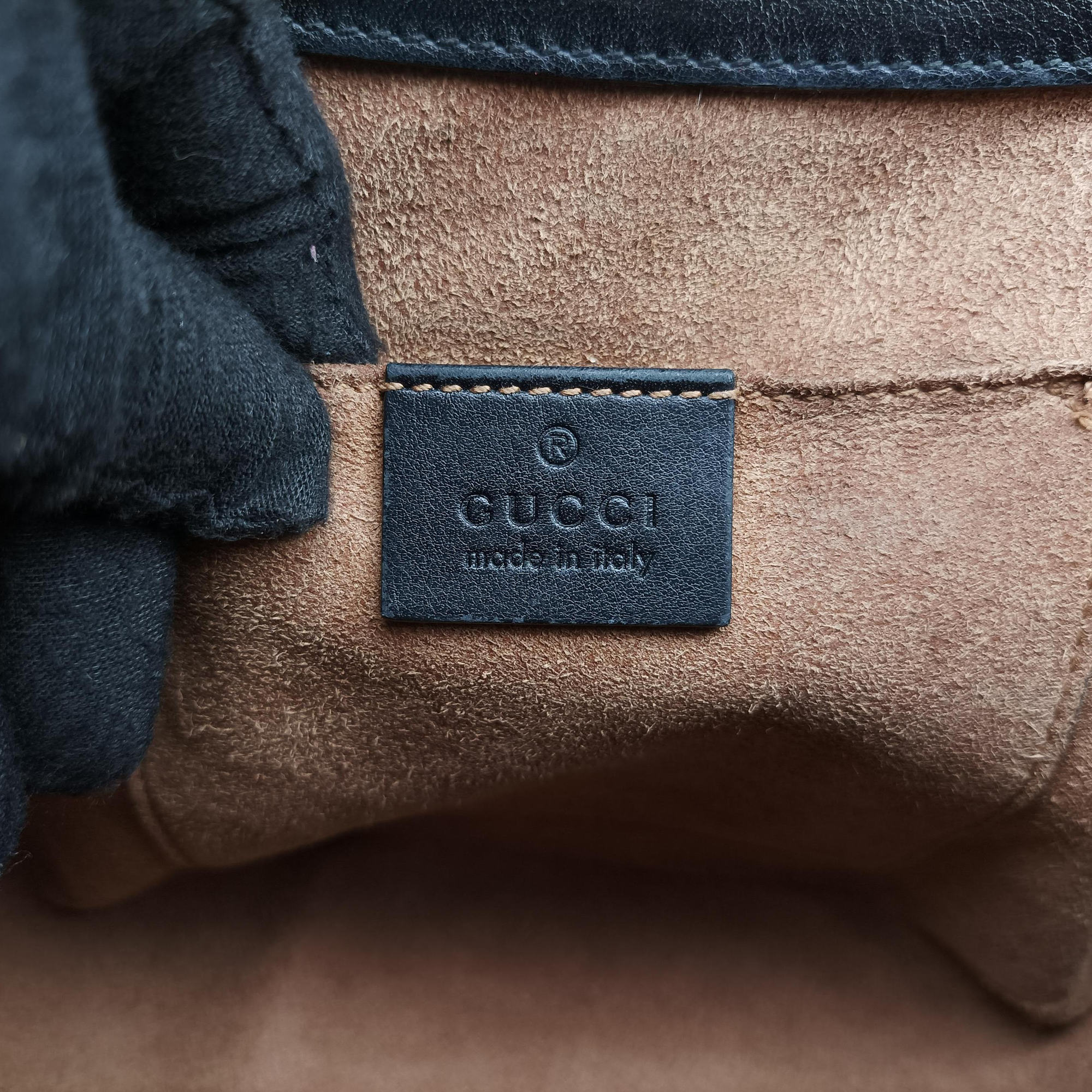 Vintage Gucci Padlock Guccissima Beige×Black PVC coated canvas×Leather 453189 shoulderbag | stylenewstar