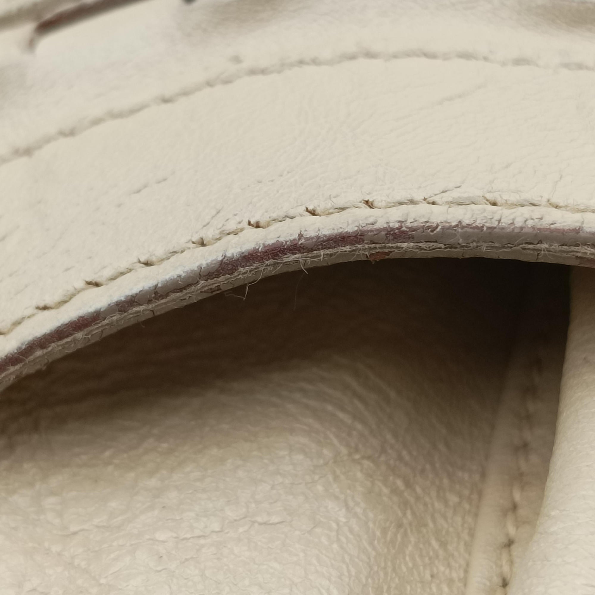 Vintage Christian Dior Gaucho White Leather  shoulderbag | stylenewstar