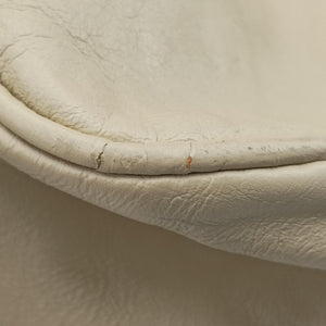 Vintage Christian Dior Gaucho White Leather  shoulderbag | stylenewstar