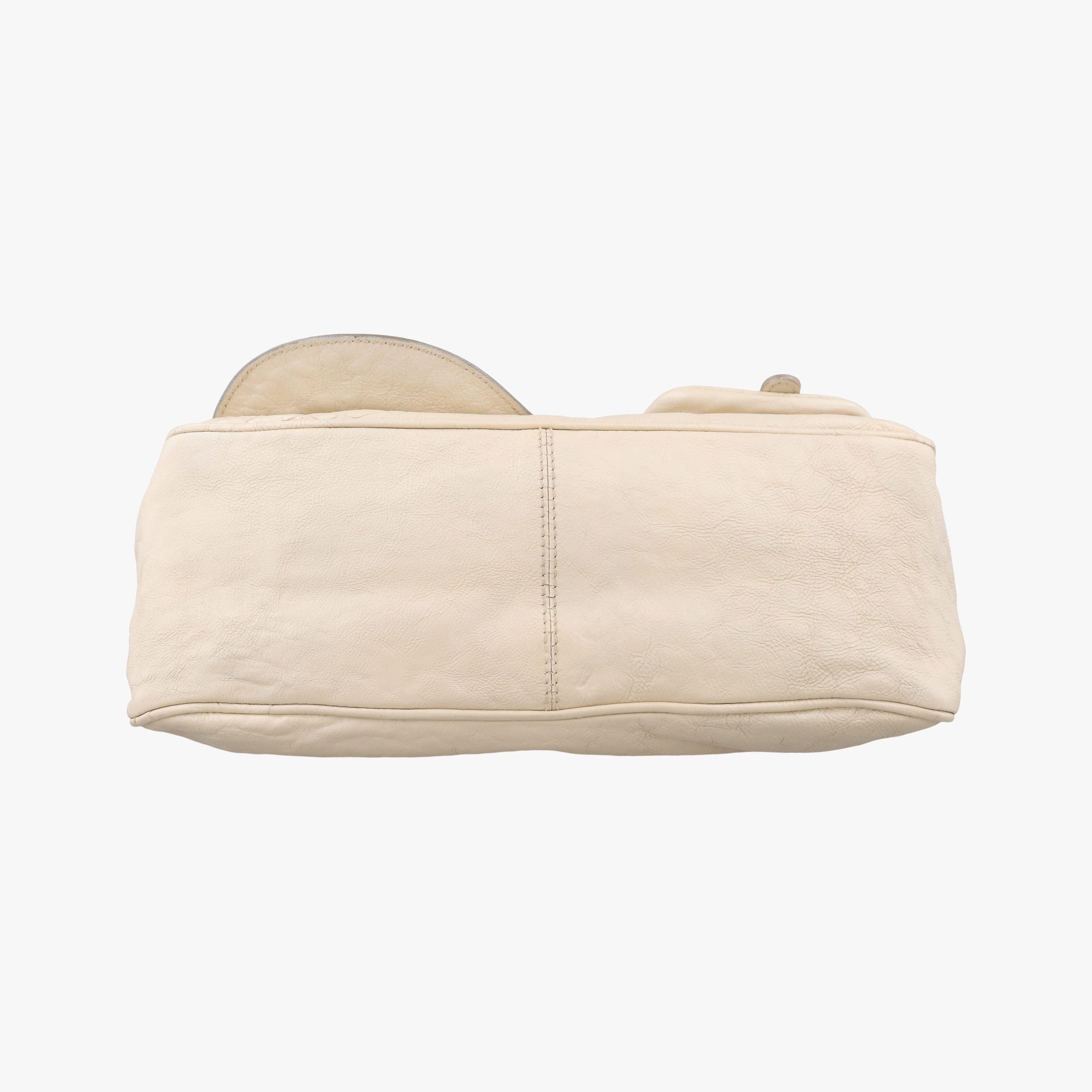 Vintage Christian Dior Gaucho White Leather  shoulderbag | stylenewstar