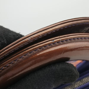 Pre-owned Christian Dior Lady Dior Purple×Orange×Brown Lambskin  shoulderbag | stylenewstar