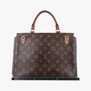 Pre-owned Louis Vuitton MARIGNAN brown×SESAME Monogram Canvas×calf leather M44544 shoulderbag | stylenewstar