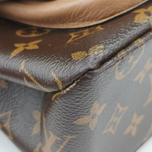 Pre-owned Louis Vuitton MARIGNAN brown×SESAME Monogram Canvas×calf leather M44544 shoulderbag | stylenewstar