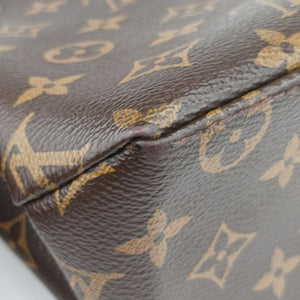 Pre-owned Louis Vuitton MARIGNAN brown×SESAME Monogram Canvas×calf leather M44544 shoulderbag | stylenewstar